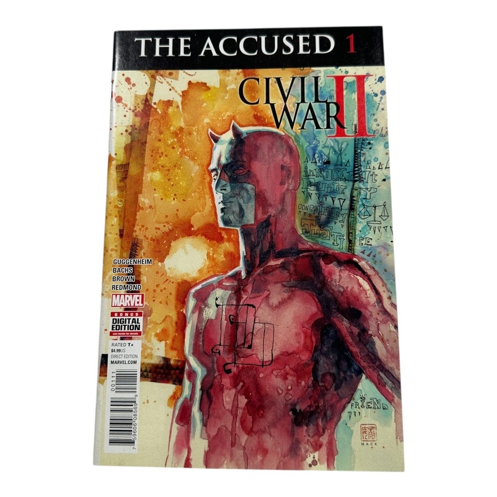 The Accused Civil War II #1 Comic Book Marvel M&M's 75th‎ Anniversary